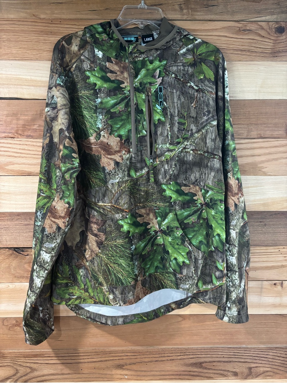 Womens DSG Bexley Uninsulated Early Season Camo Set L top/XL bottoms.
